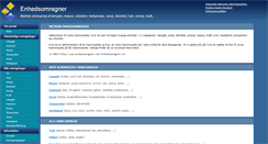 Desktop Screenshot of enhedsomregner.com